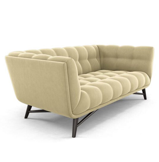 Диван Soja двухместный прямой бежевый - изображение 2