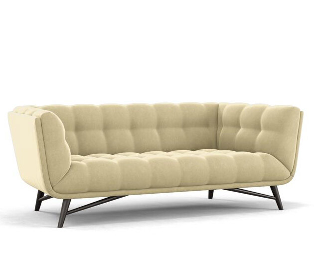 Диван Soja двухместный прямой бежевый - изображение 3