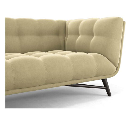 Диван Soja двухместный прямой бежевый - изображение 4