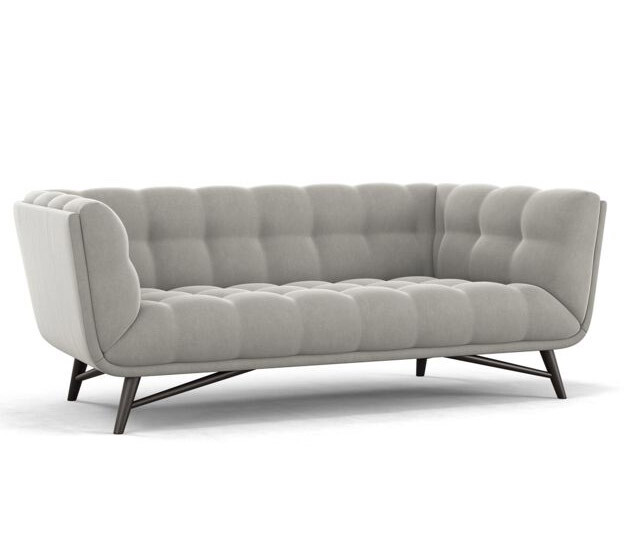 Диван Soja двухместный прямой серый - изображение 2