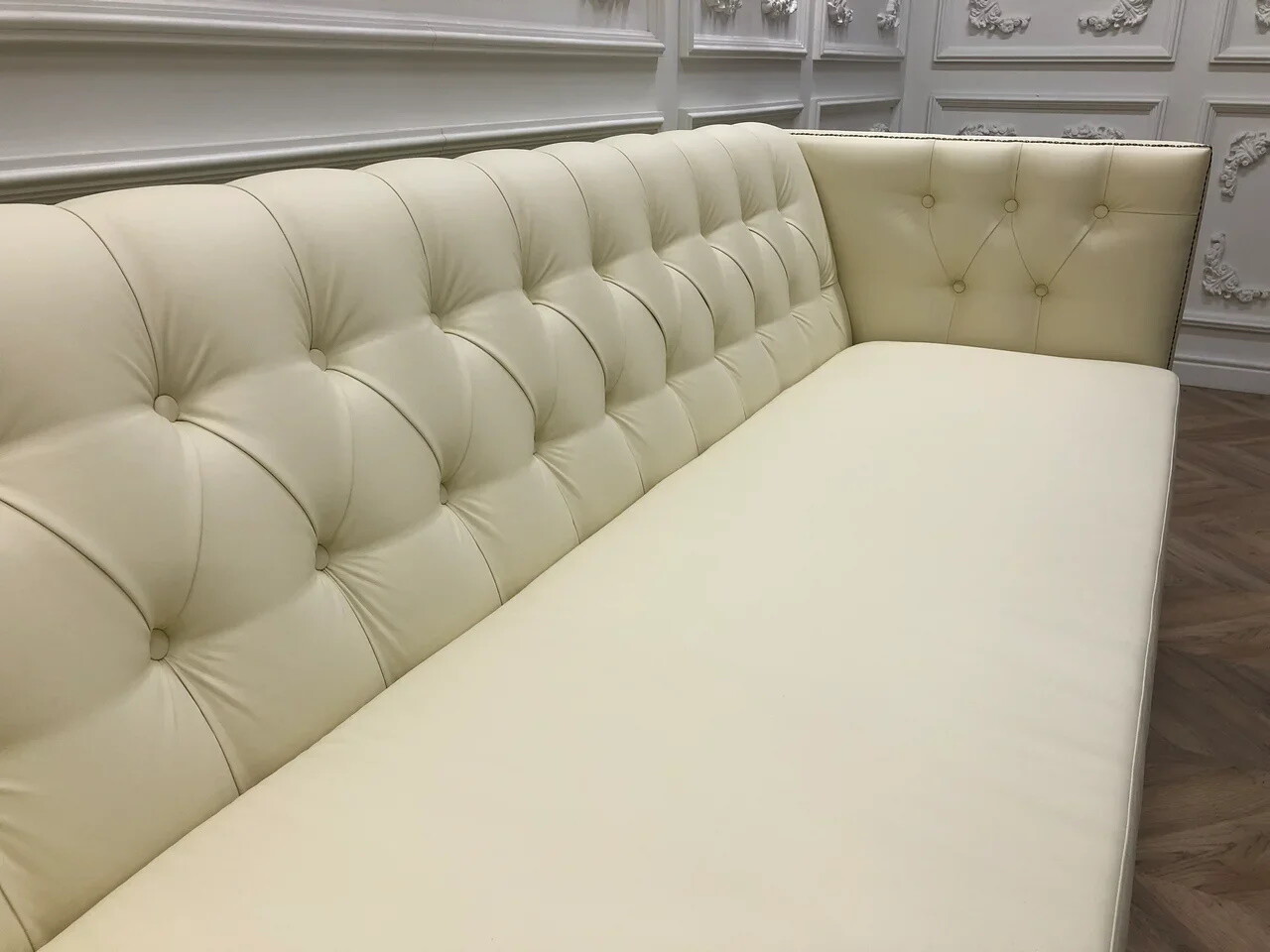 Диван Smog прямой молочный - изображение 2