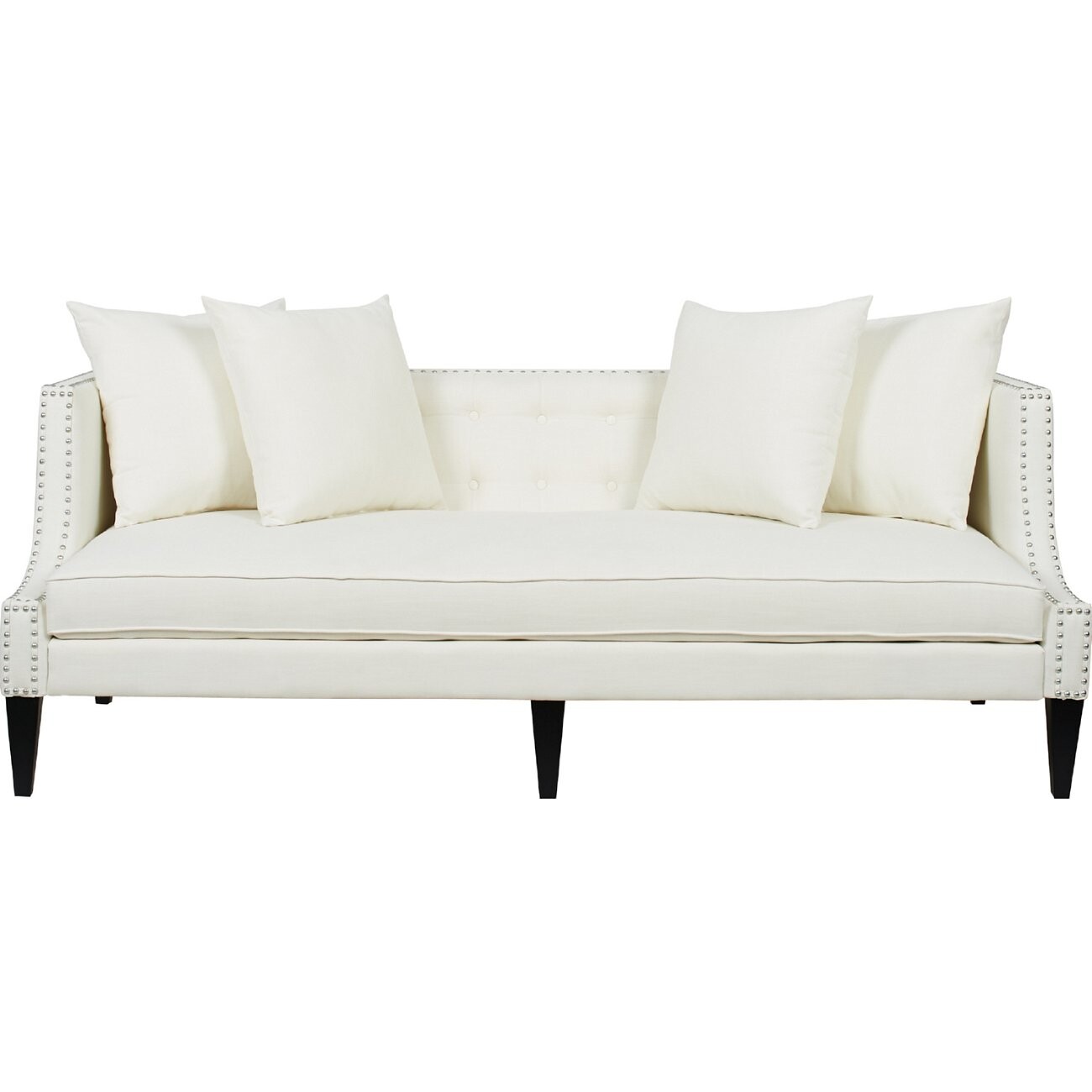 Диван Fendy прямой белый - купить за 69354 руб в интернет-магазине DG-Home