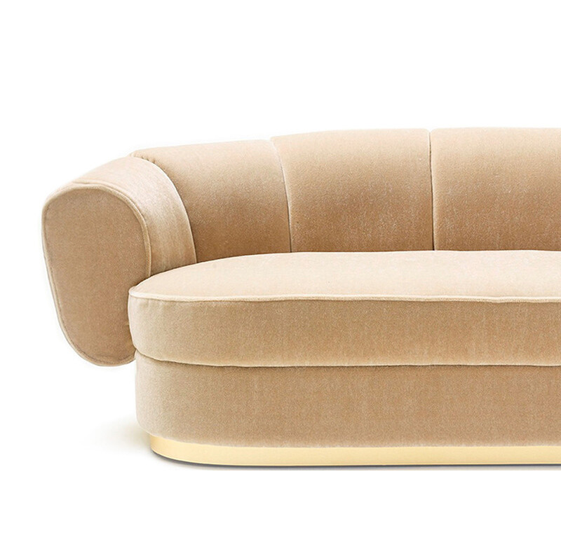 Диван Flexi трехместный прямой бежевый - изображение 2