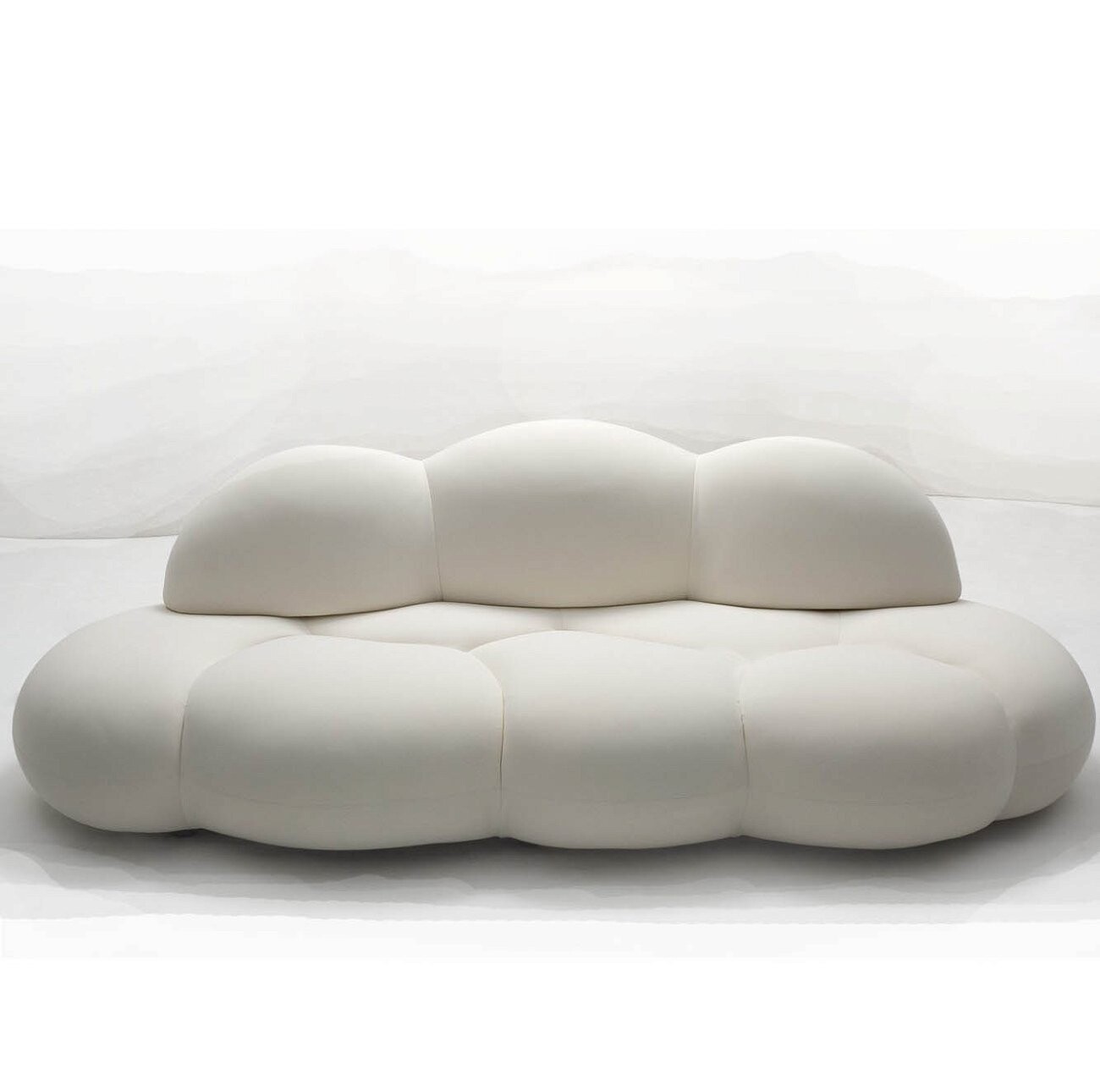 Диван Cloudy трехместный прямой белый - изображение 2