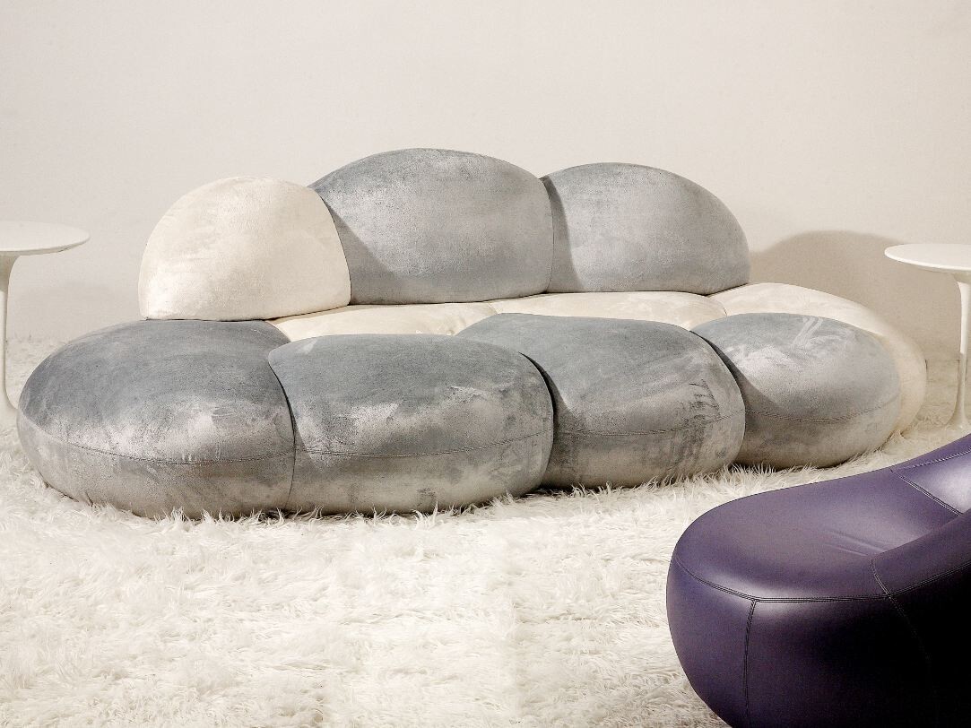 Диван Cloudy трехместный прямой белый - изображение 4