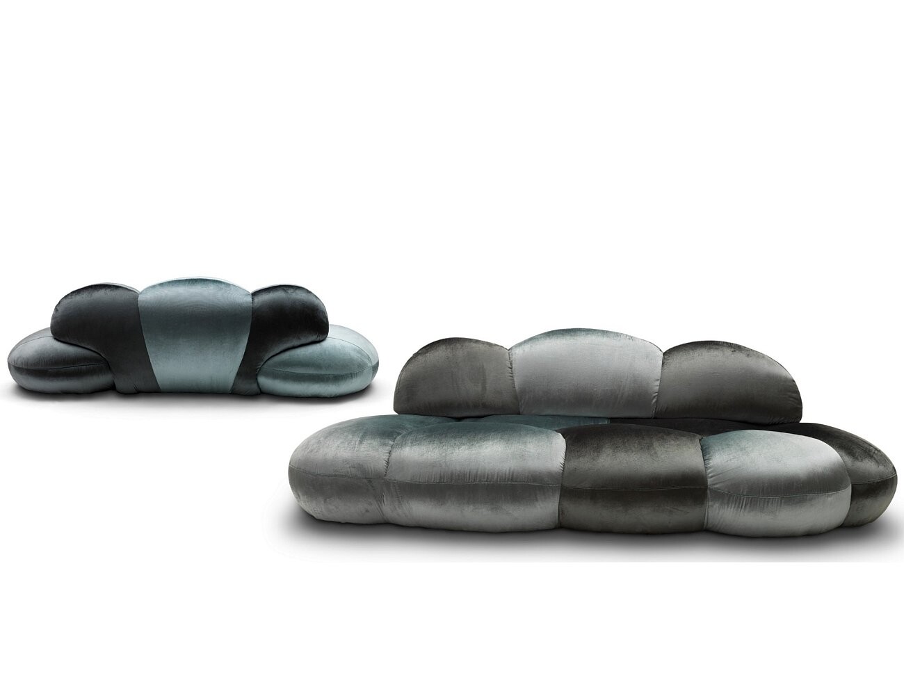 Диван Cloudy трехместный прямой белый - изображение 7