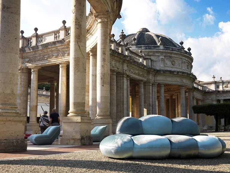 Диван Cloudy трехместный прямой белый - изображение 8