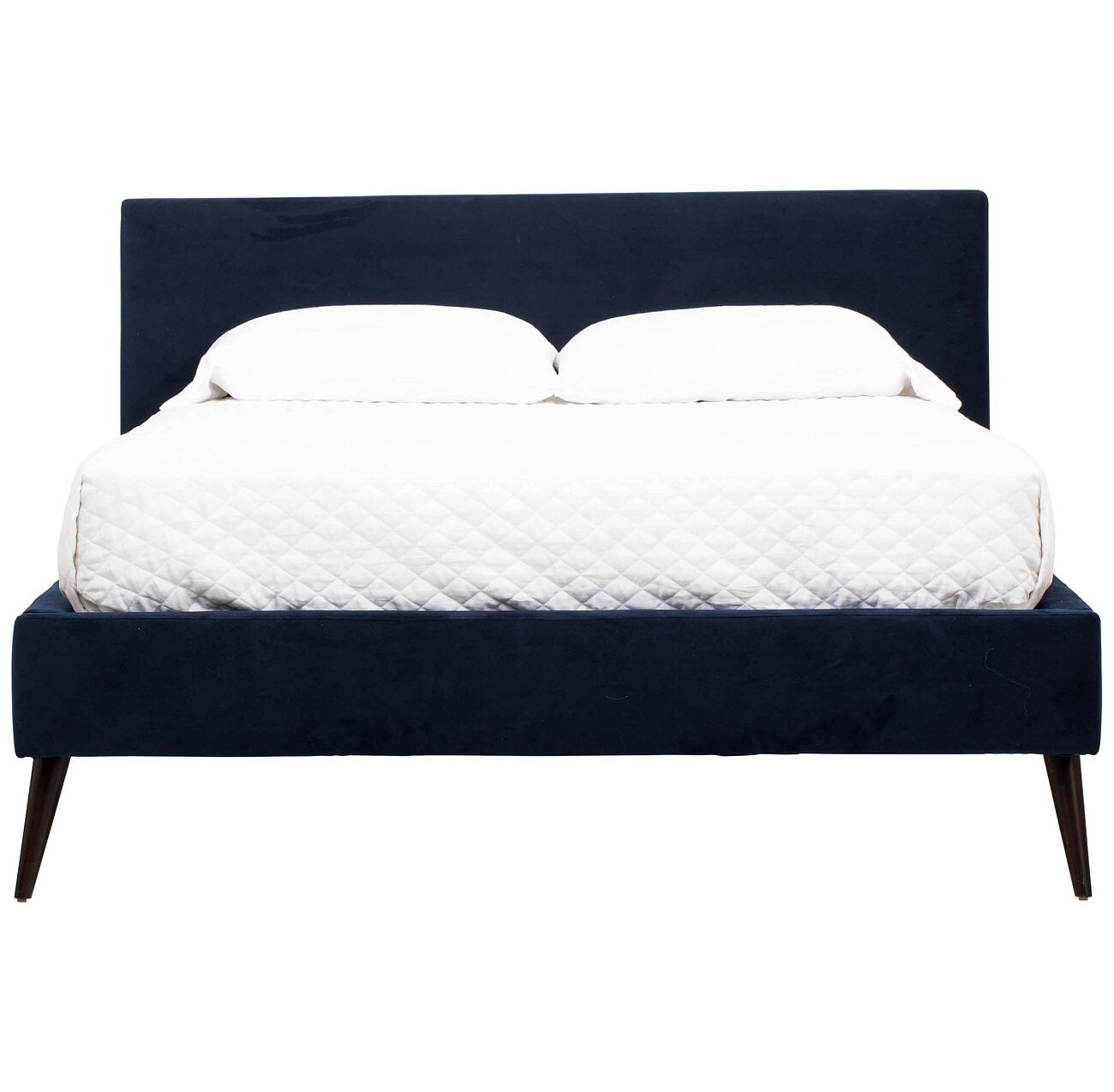 Кровать двуспальная 160х200 синяя Pola - изображение 2