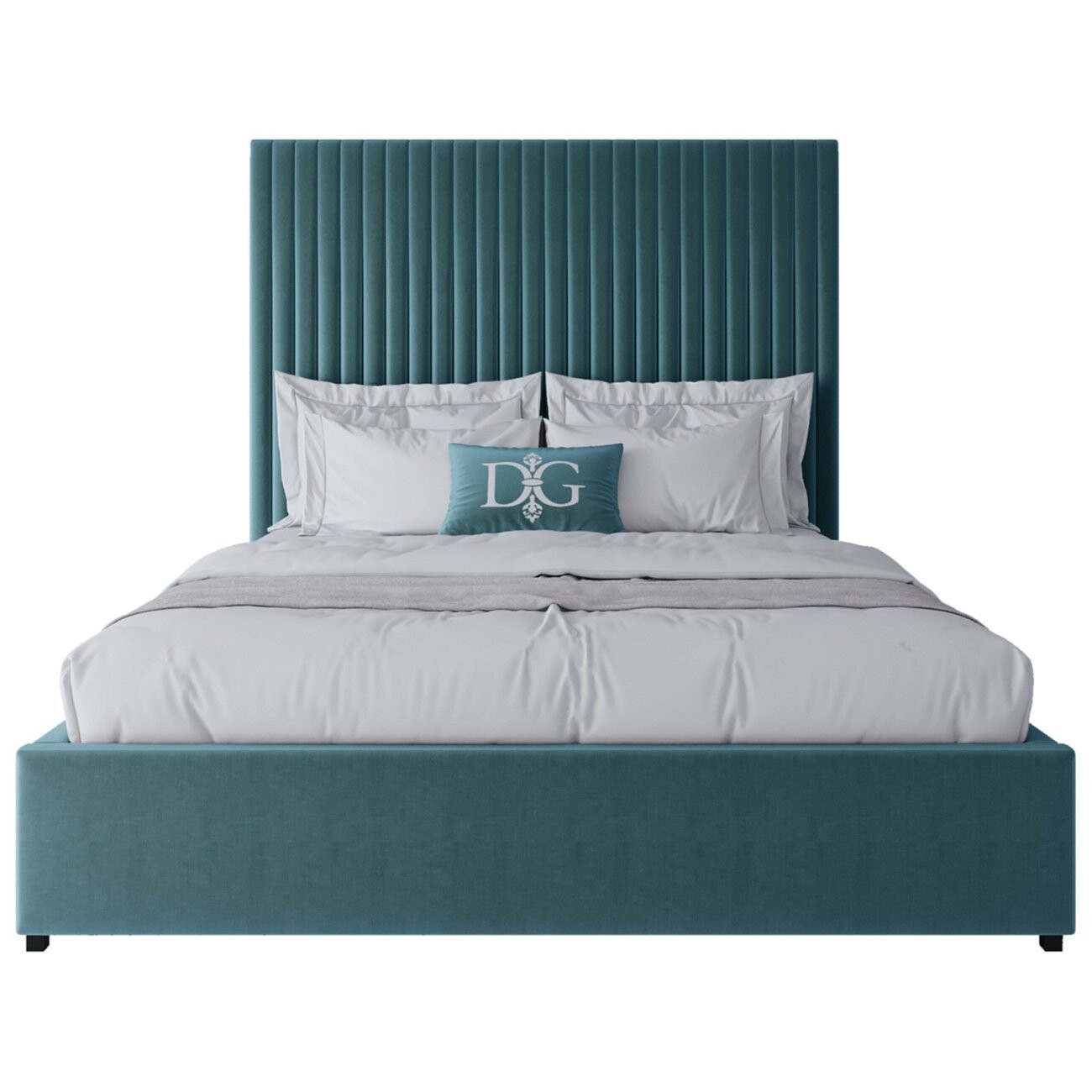 Кровать двуспальная 160х200 морская волна Mora Р - изображение 3