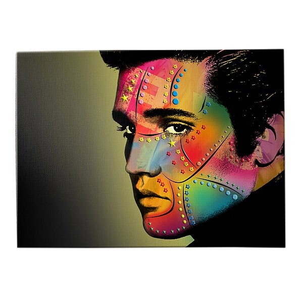 Картина с покрытием объемным гелем 100х80 см Elvis Has Left The Building by Mark Ashkenazi - изображение 1