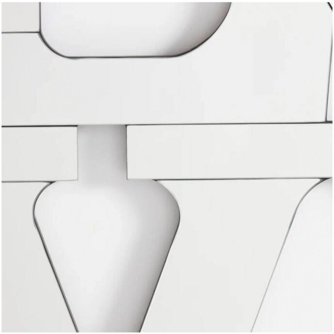 Настенное зеркальное панно 100х100 см LOVE - изображение 5