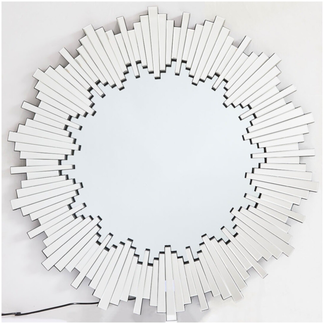 Зеркало-солнце серебряное 100см Kiruna - изображение 2