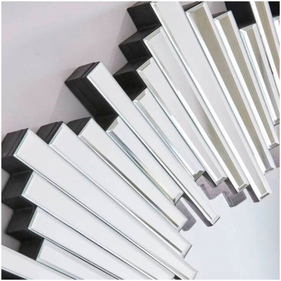 Зеркало-солнце серебряное 100см Kiruna - изображение 4