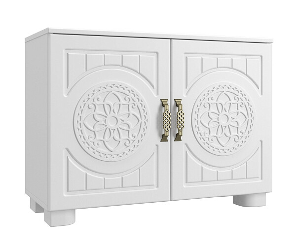 Тумба белое дерево "Монблан МБ-30К" - изображение 1