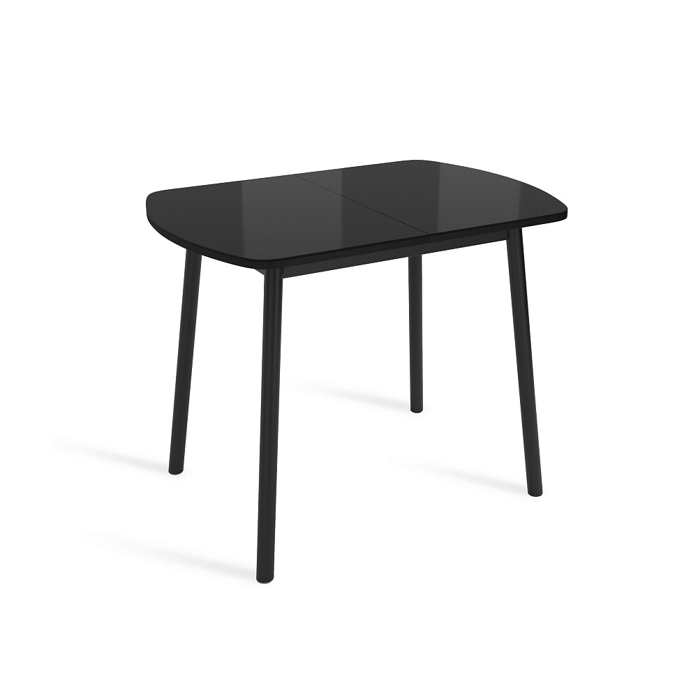 Кухонный стол Базистрейд стол Винер Mini раздвижной со стеклом, 940(1260)*64