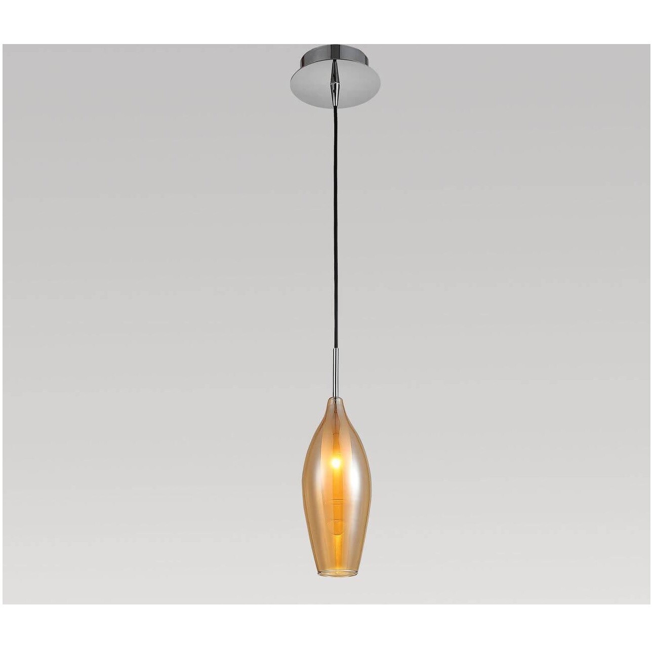 Светильник подвесной бежевый, хром Pentola 803023 - изображение 3