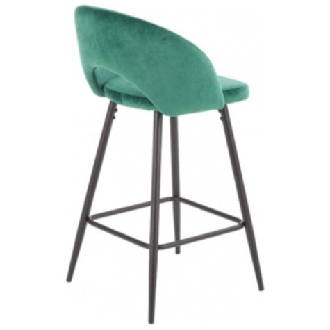 Стул барный тканевый темно-зеленый H96 - изображение 5