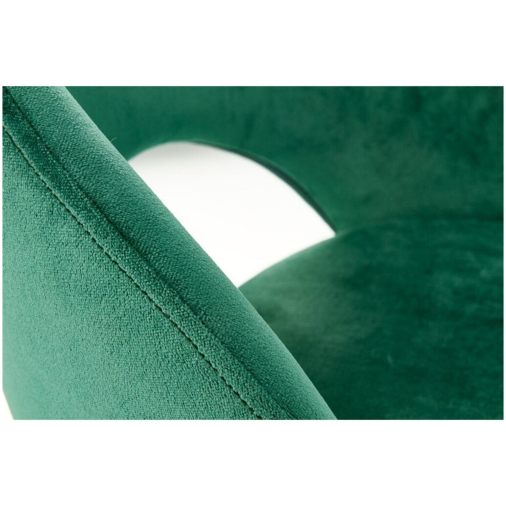 Стул барный тканевый темно-зеленый H96 - изображение 7