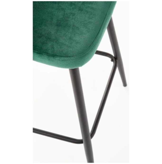 Стул барный тканевый темно-зеленый H96 - изображение 9