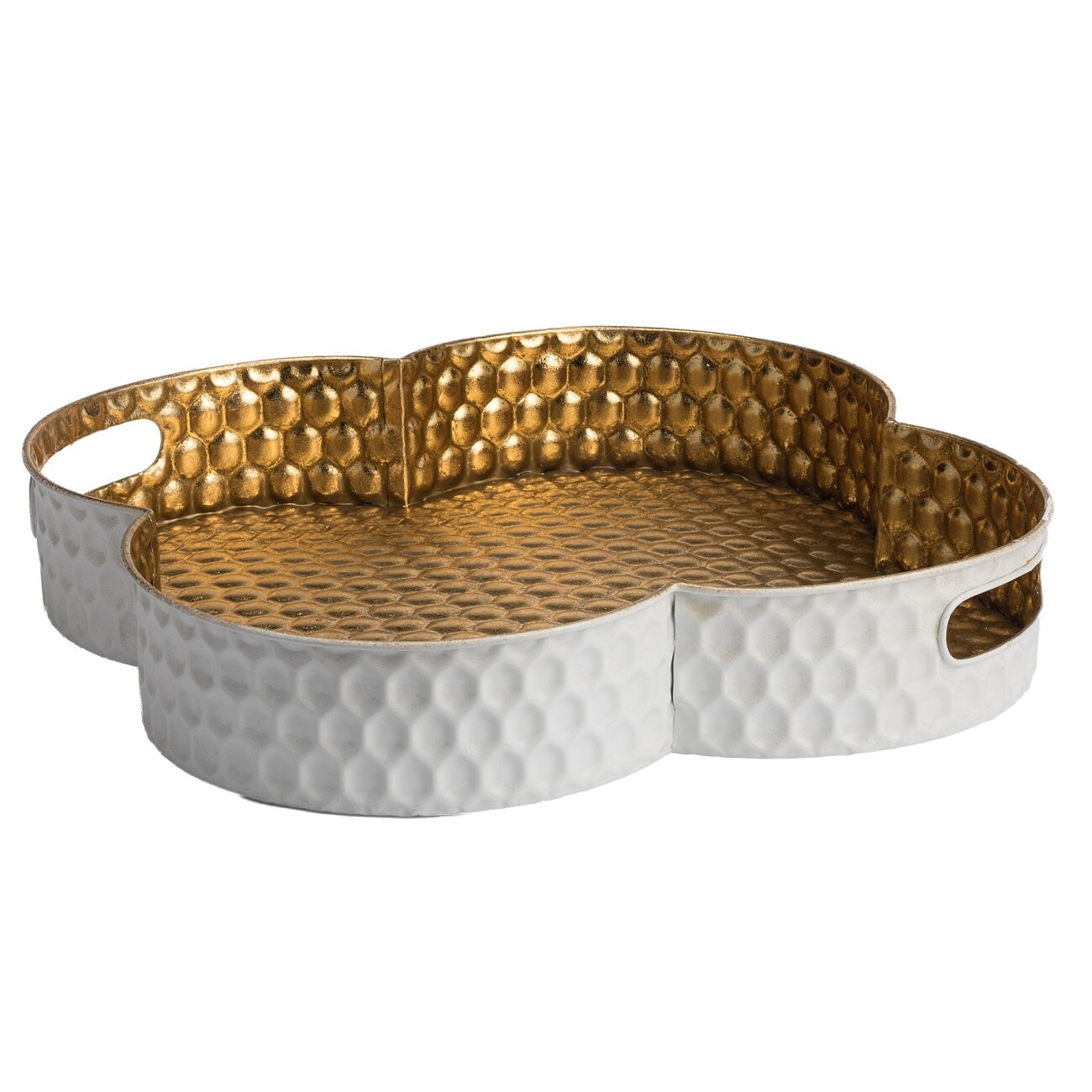 Поднос Клевер Большой Белый - изображение 2