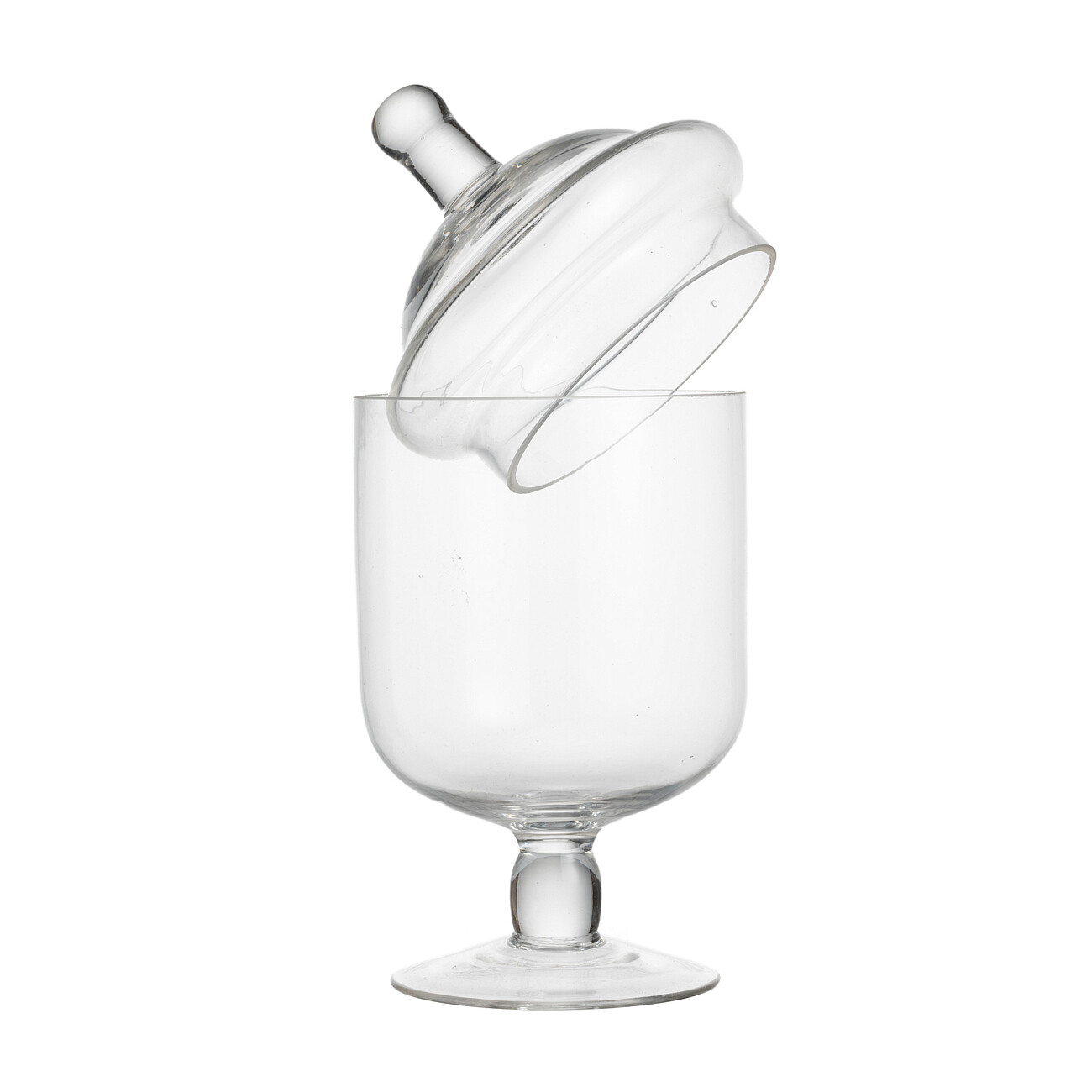 Ваза стеклянная маленькая 23х11 см "Мармеладка" - изображение 2