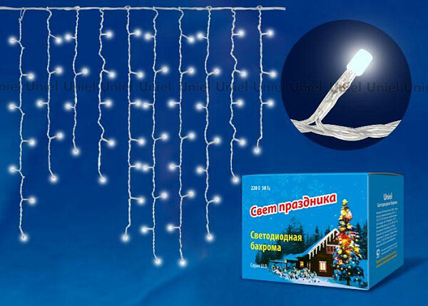 Бахрома светодиодная 300см белый (07949) ULD-B3010-200/DTA White IP20 - изображение 1