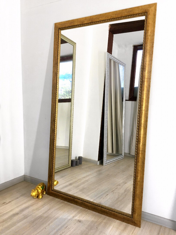 Зеркало напольное в полный рост золотое Grigori