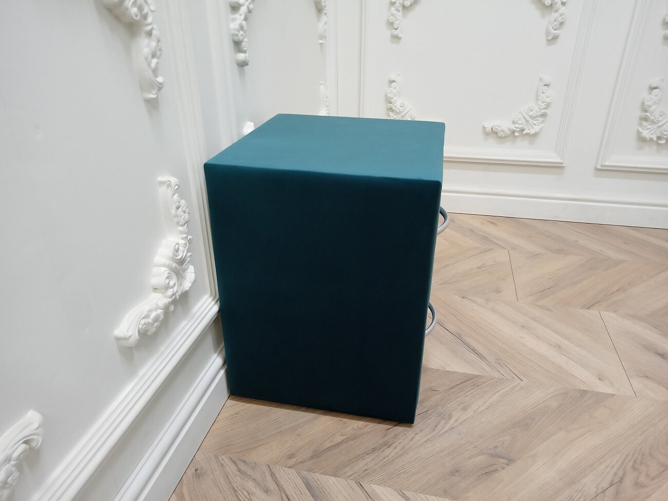 Прикроватная тумбочка с двумя ящиками изумрудная Эстетика Romantic - изображение 3