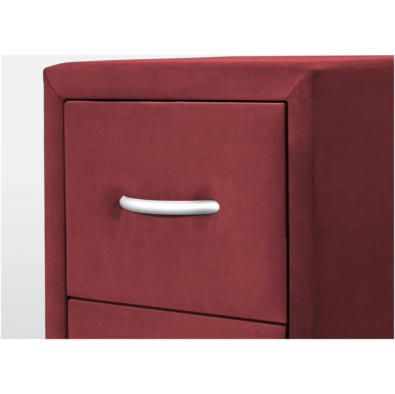 Прикроватная тумбочка с двумя ящиками красная Эстетика Enigma - изображение 4