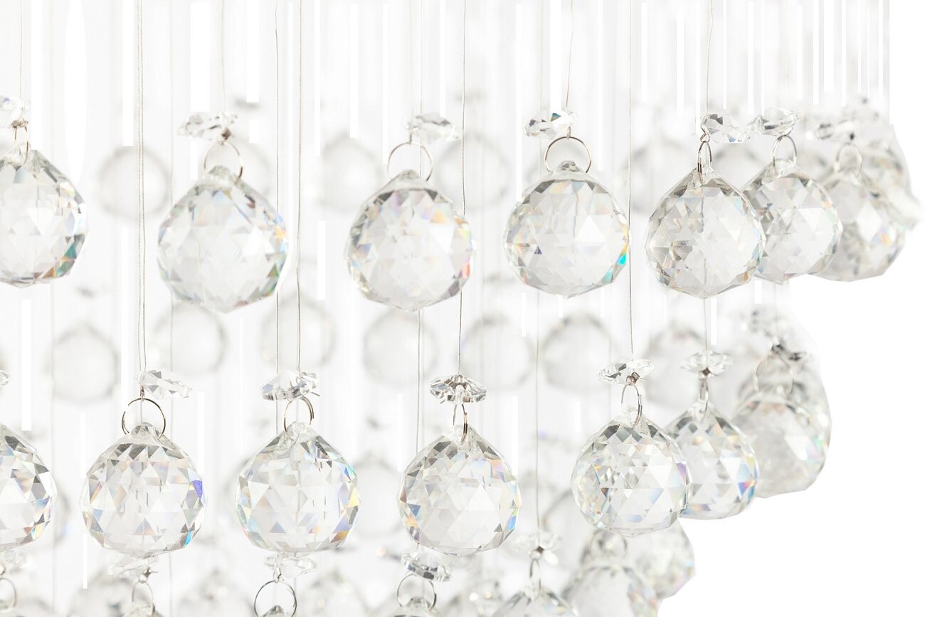 Люстра Novara серебро, прозрачная - изображение 2