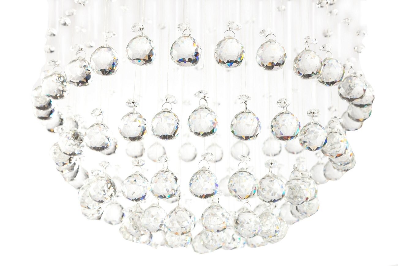 Люстра Novara серебро, прозрачная - изображение 3