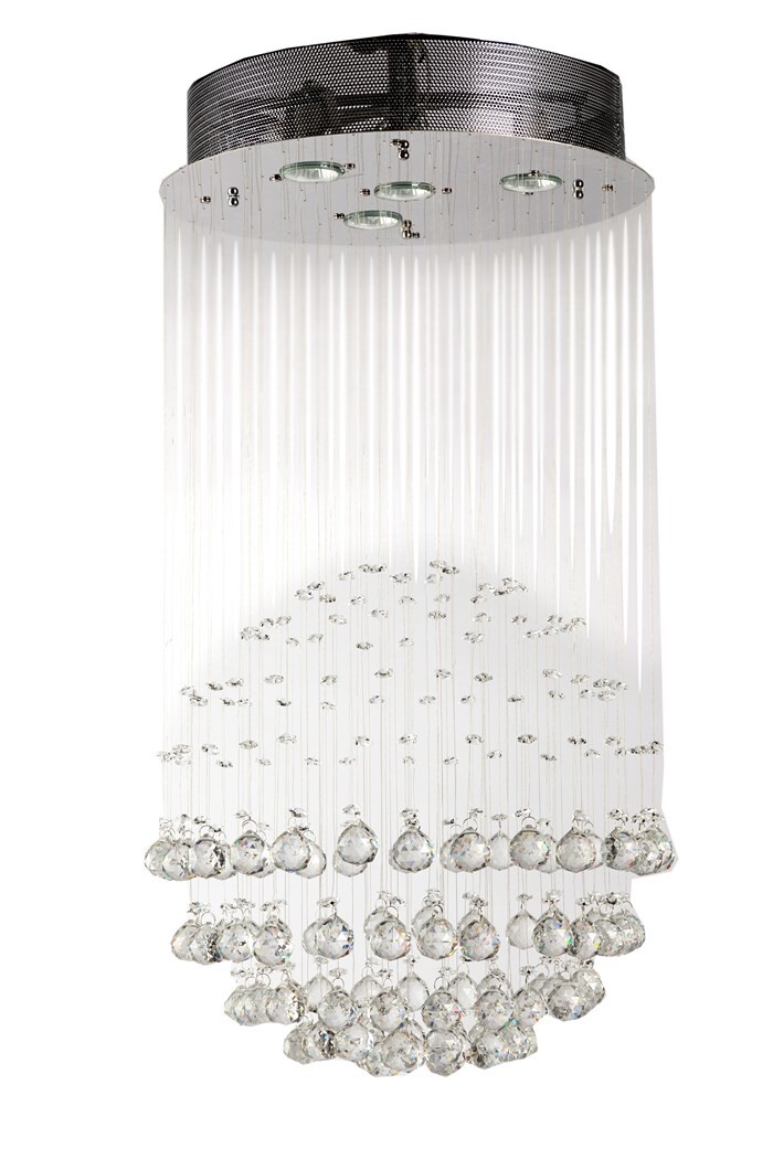 Люстра Novara серебро, прозрачная - изображение 4