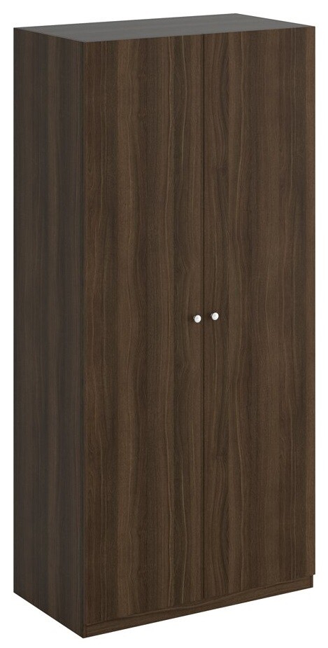Шкаф двухдверный с зеркалом дуб Шато коричневый Uno
