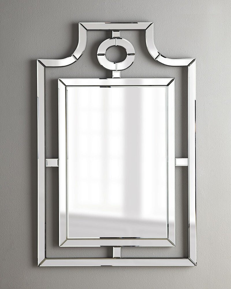 Зеркало настенное венецианское прямоугольное "Мадлен"