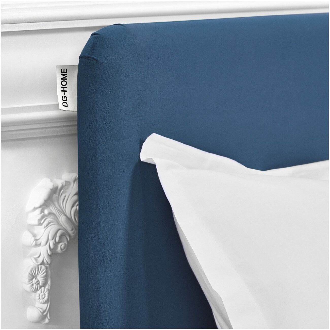 Кровать двуспальная с ортопедическим основанием и высокими ножками 160х200 капри Сканди - изображение 3