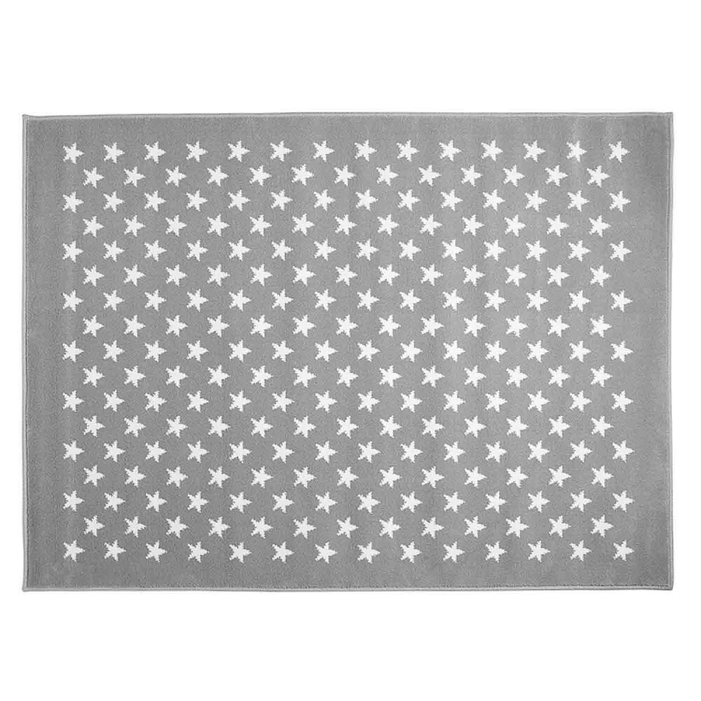 Ковер прямоугольный 120х160 см серый Stars
