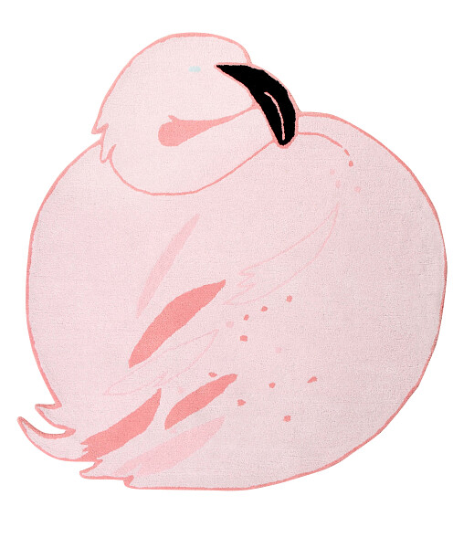 Ковер шерстяной 150х160 см "Фламинго" The Flamingo - изображение 1