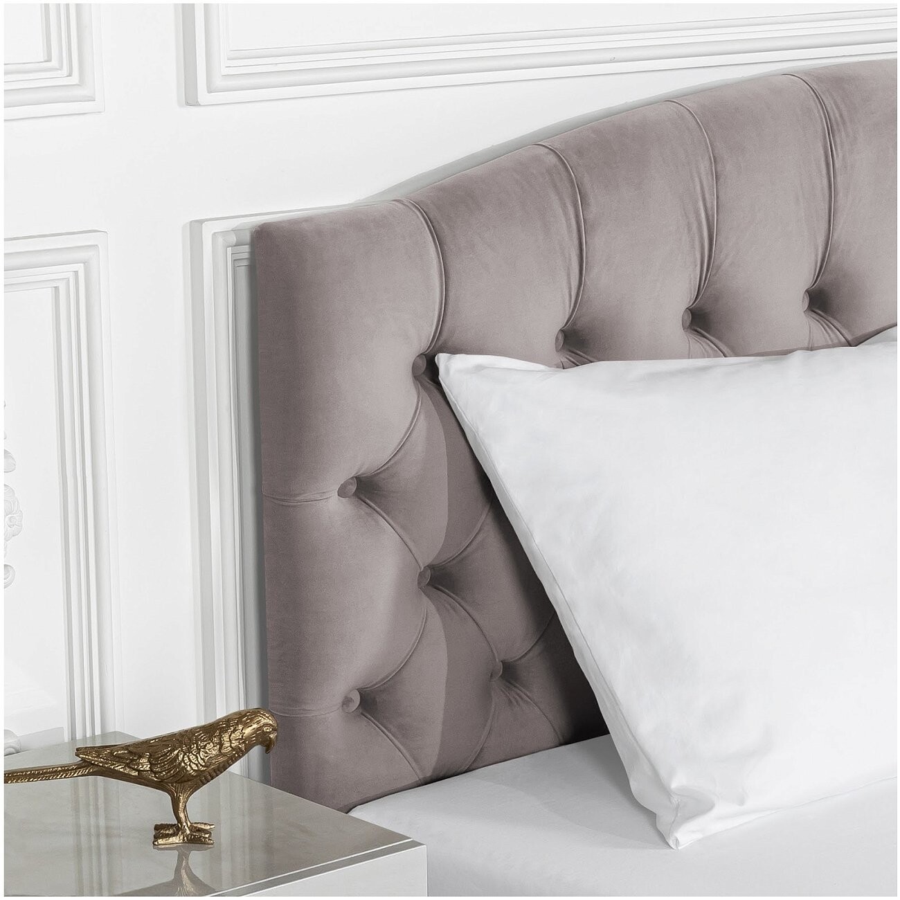 Кровать полутораспальная с подъемным механизмом и ящиком для белья 140х200 мокко Грация - изображение 4