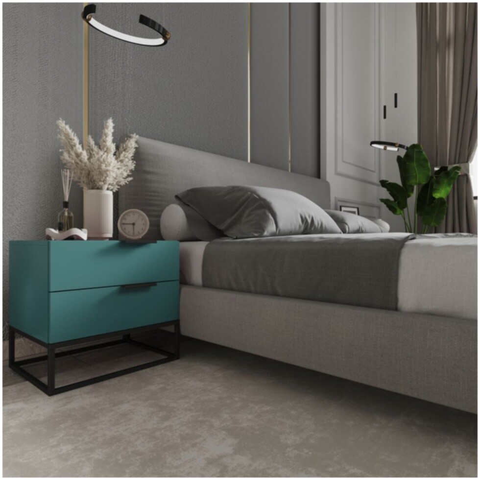 Тумба прикроватная подвесная белая "Эбереше" С312202 - изображение 4