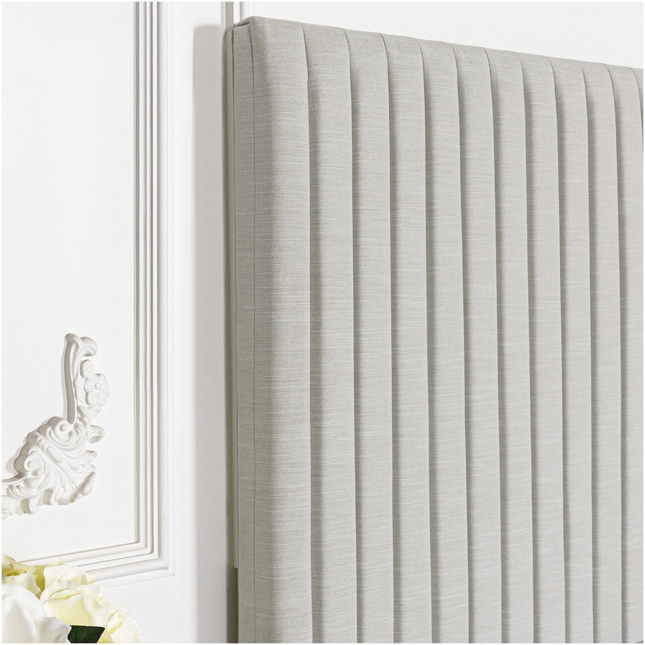 Кровать двуспальная 160х200 бежевая Mora - изображение 2