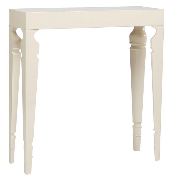 Консоль белая с резными ножками Carrie One Ivory - изображение 1