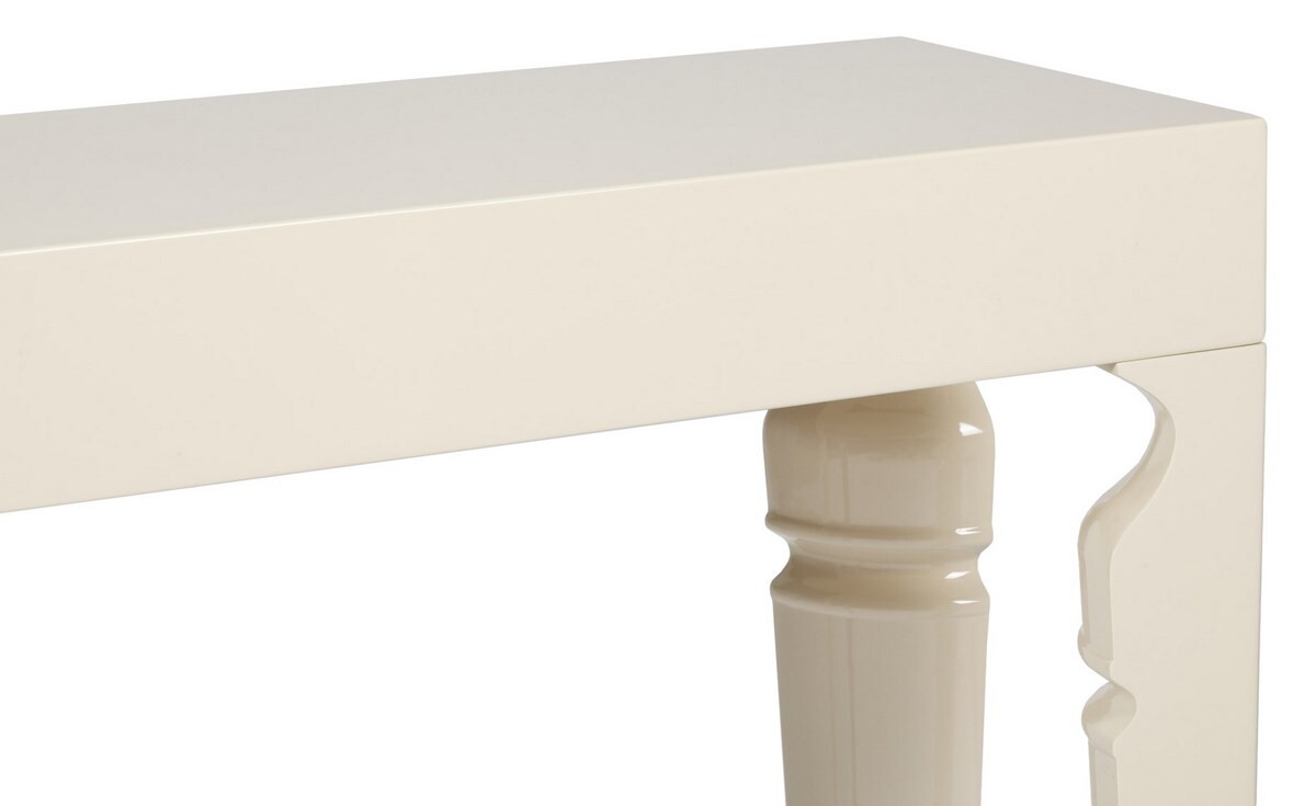 Консоль белая с резными ножками Carrie One Ivory - изображение 3
