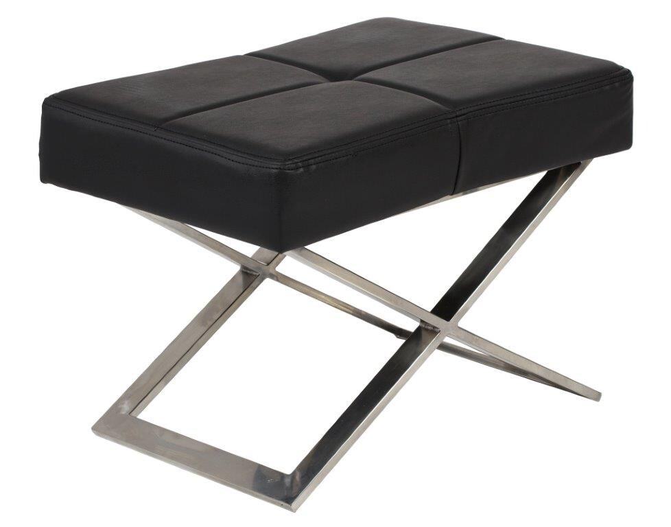 Табурет Aster X Stool Черная Экокожа - изображение 3