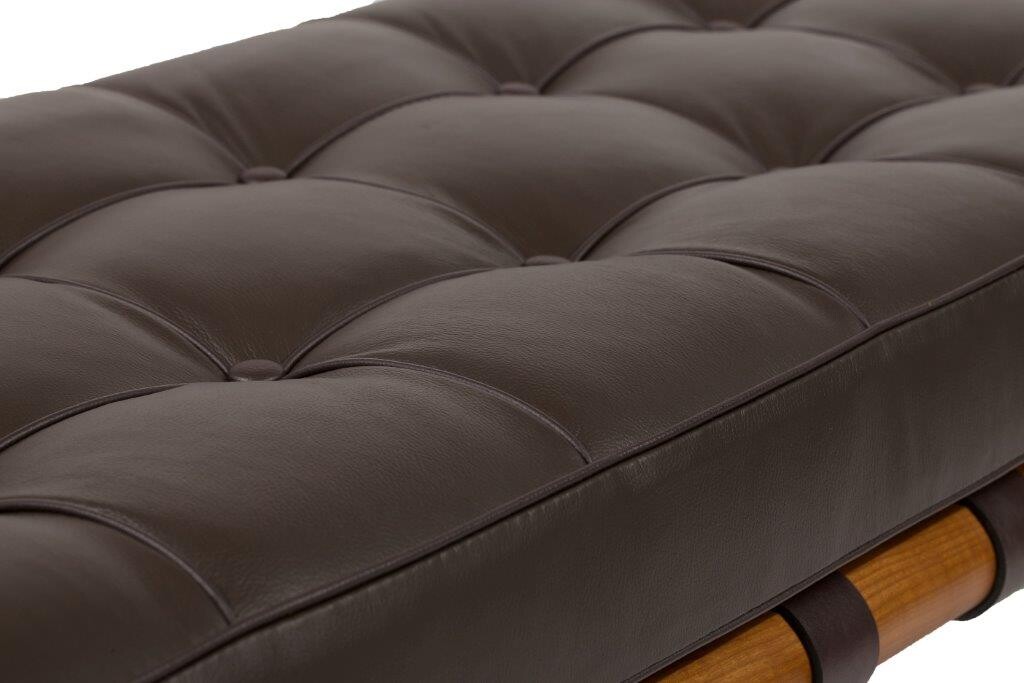 Кушетка Barcelona коричневая - изображение 2