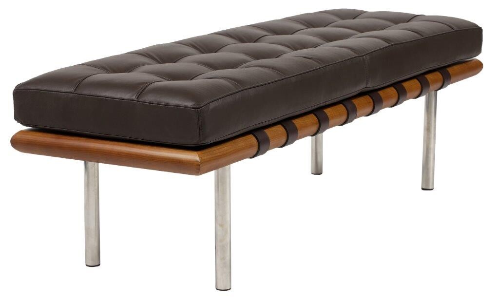 Кушетка Barcelona коричневая - изображение 3