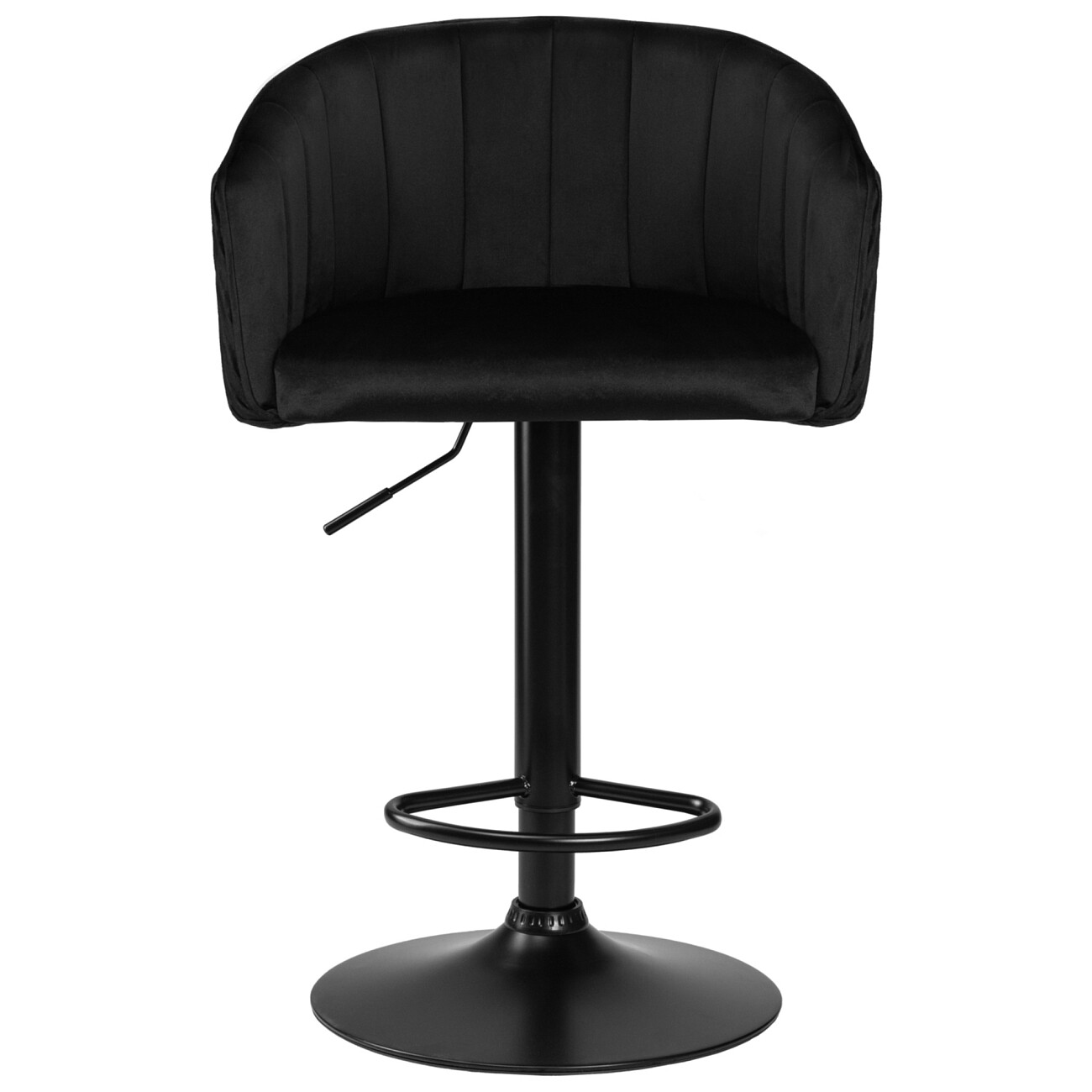 Барный стул с мягким сиденьем черный Darcy - изображение 6