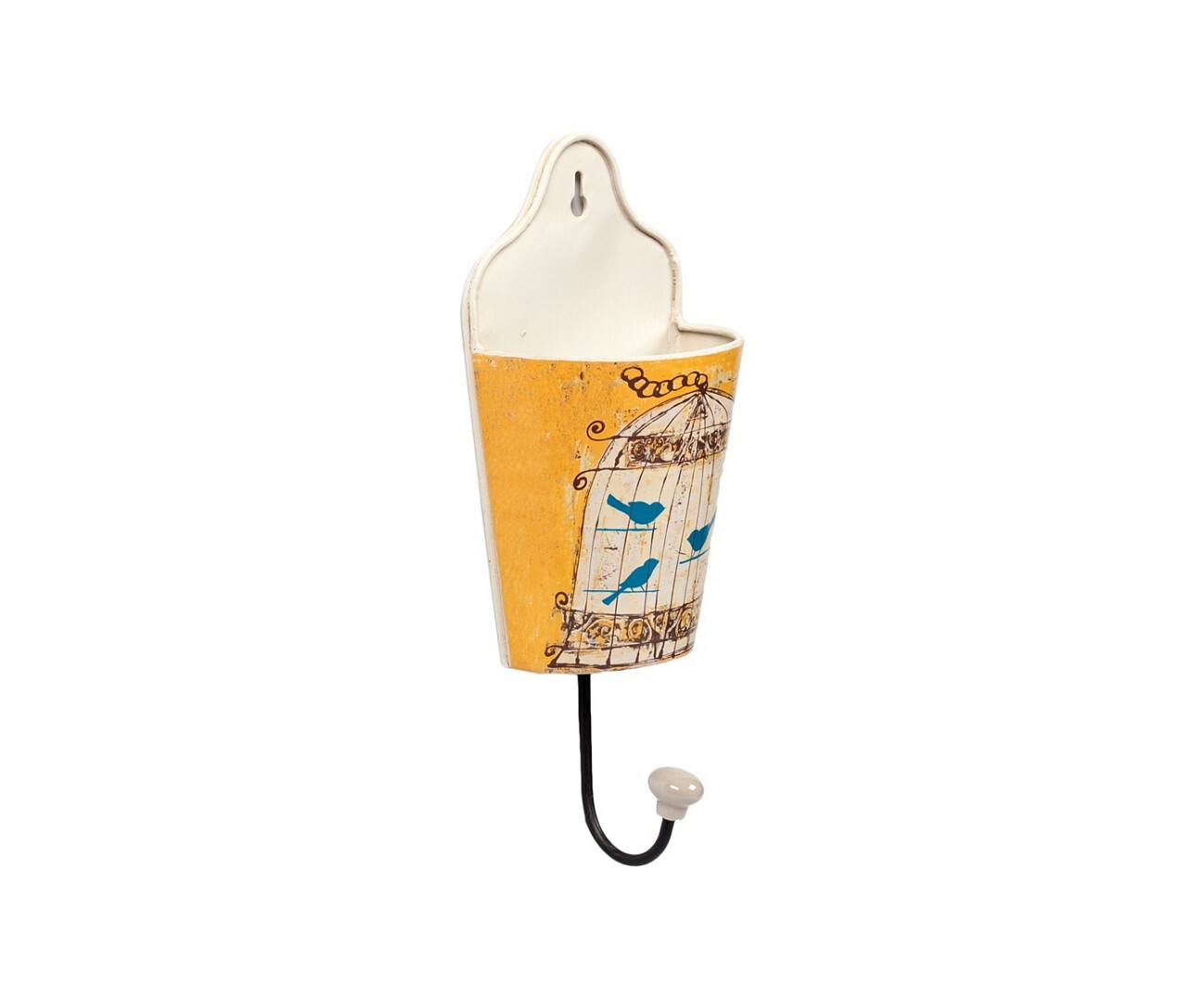 Настенный крючок Birdie In Pocket Yellow - изображение 2