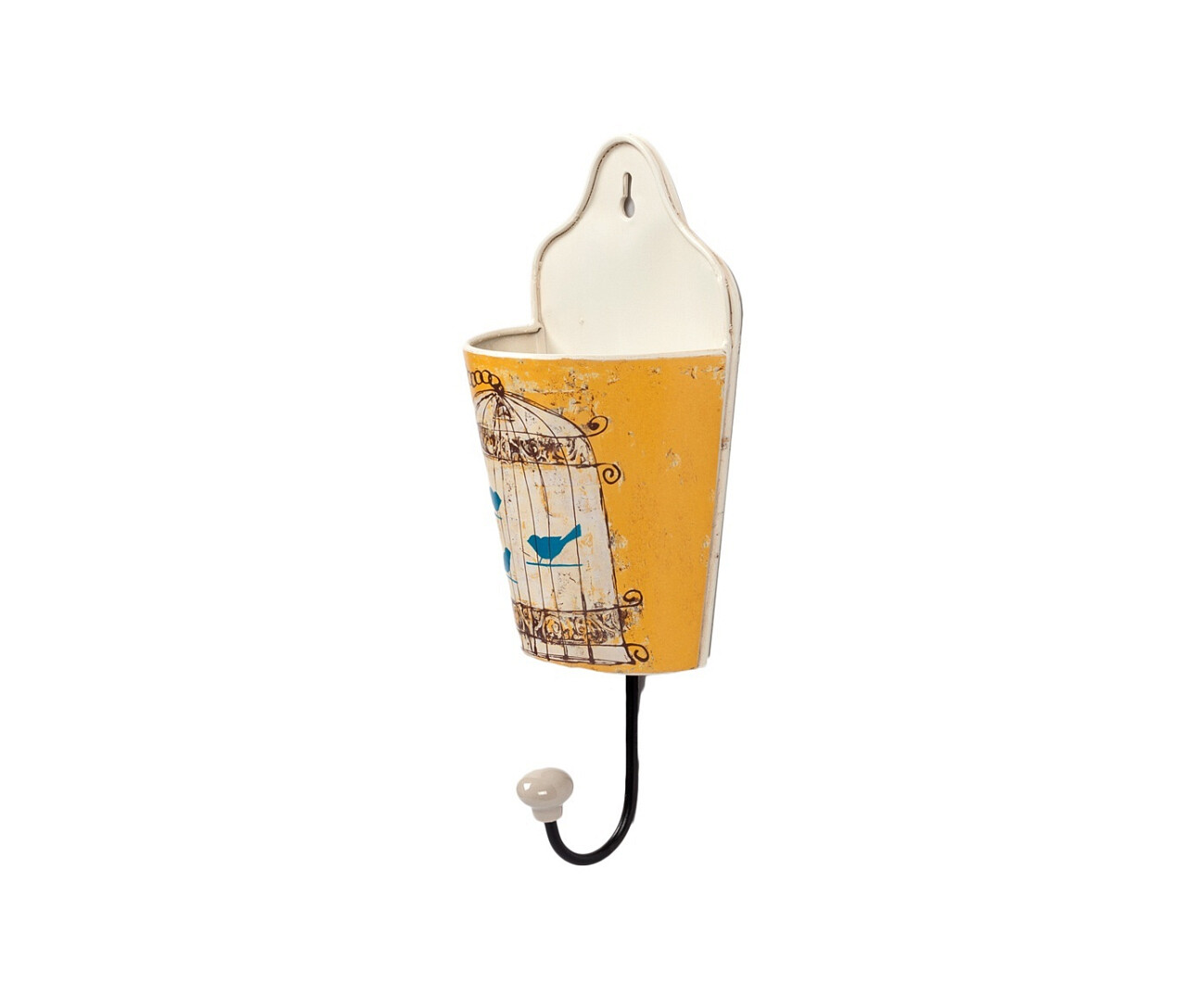 Настенный крючок Birdie In Pocket Yellow - изображение 3