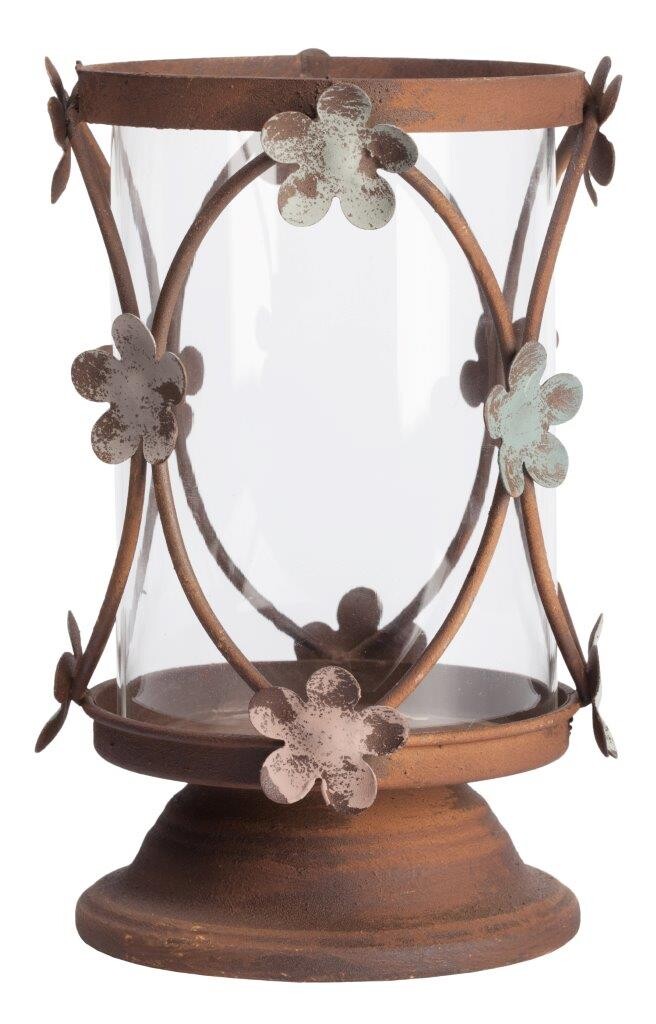 Подсвечник металлический на ножке коричневый Bonita - изображение 2