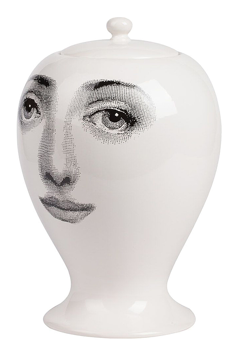 Ваза декоративная белая с крышкой "Пьеро Форназетти" Buongiorno Buonanotte - изображение 3
